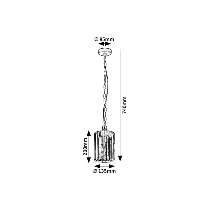 Rabalux - Plafón de exterior 1xE27/40W/230V IP44