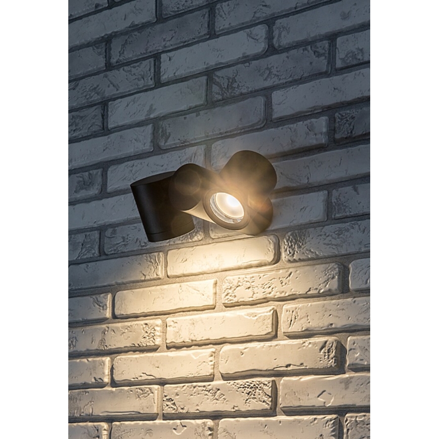 Rabalux - Aplique de exterior 2xGU10/35W/230V IP44