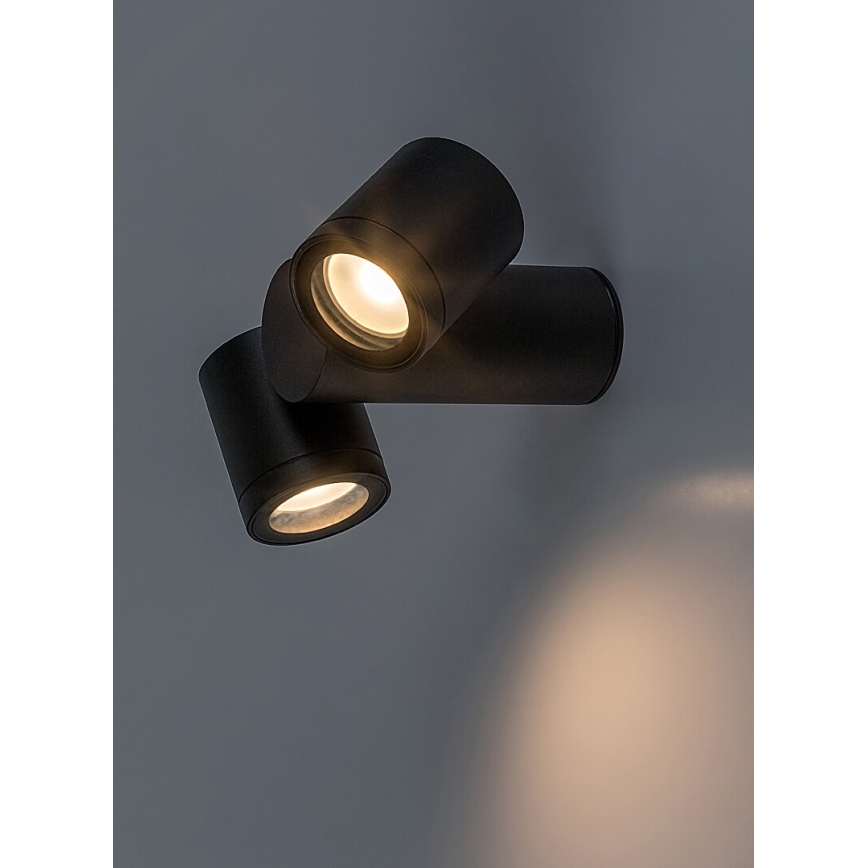 Rabalux - Aplique de exterior 2xGU10/35W/230V IP44