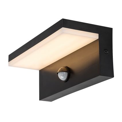 Rabalux - LED Aplique para exterior con sensor LED/9W/230V 2700/4000/6500K IP54 negro