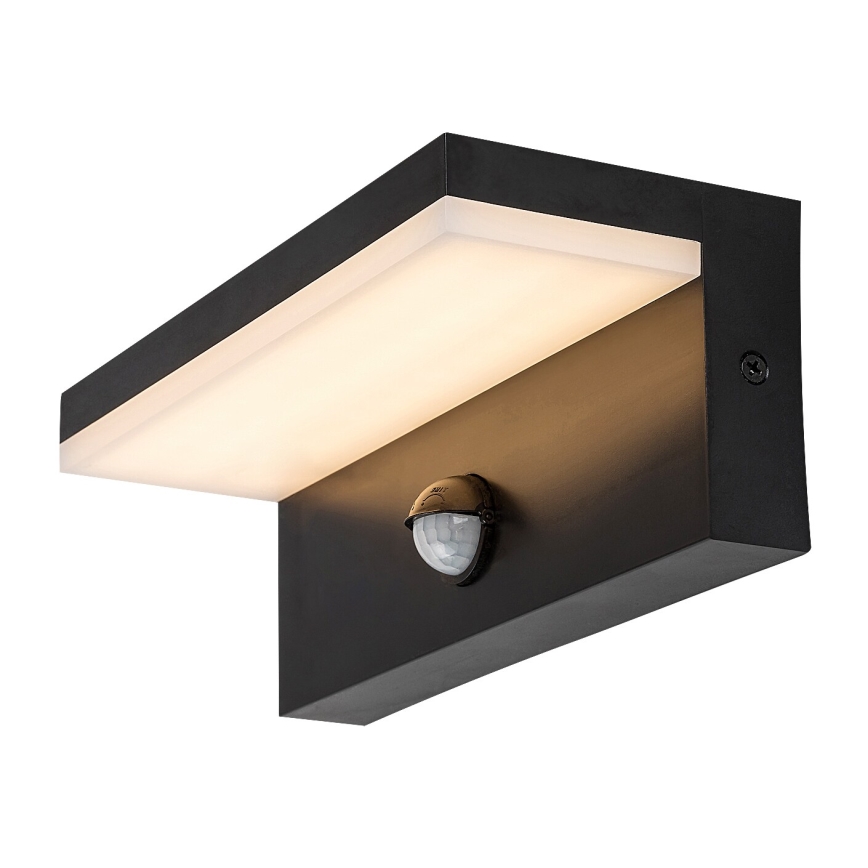 Rabalux - LED Aplique para exterior con sensor LED/9W/230V 2700/4000/6500K IP54 negro