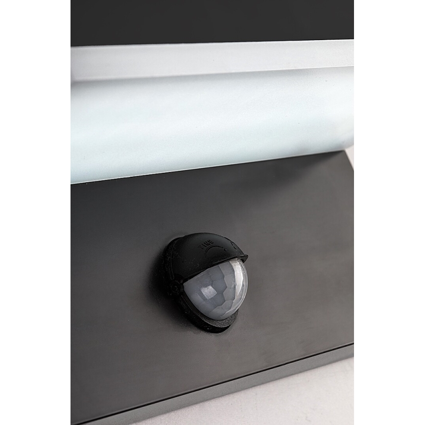 Rabalux - LED Aplique para exterior con sensor LED/9W/230V 2700/4000/6500K IP54 negro
