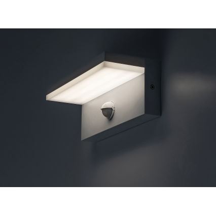 Rabalux - LED Aplique para exterior con sensor LED/9W/230V 2700/4000/6500K IP54 blanco