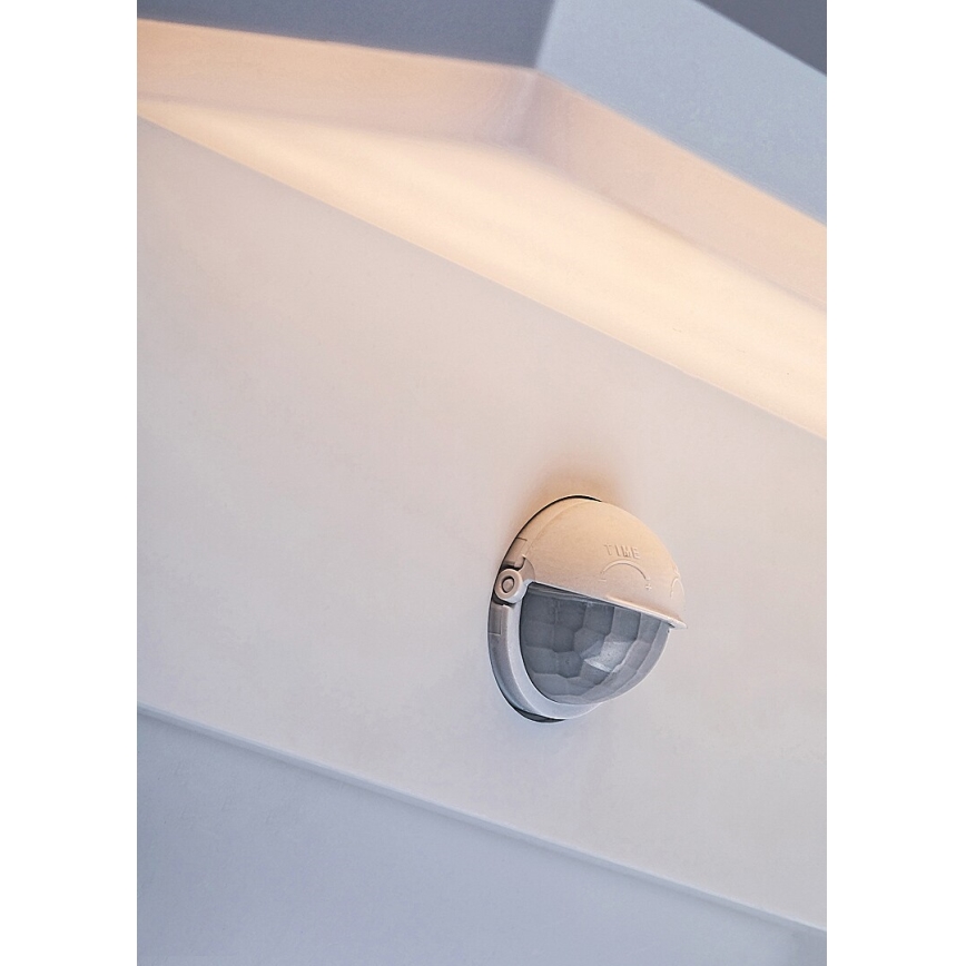 Rabalux - LED Aplique para exterior con sensor LED/9W/230V 2700/4000/6500K IP54 blanco