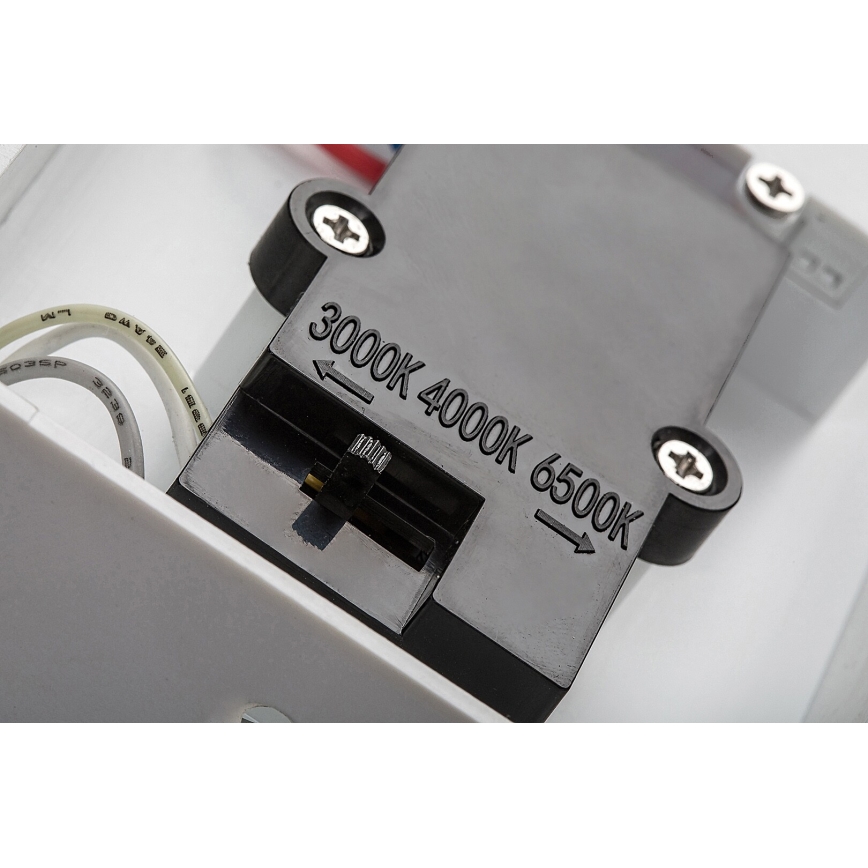 Rabalux - LED Aplique para exterior con sensor LED/9W/230V 2700/4000/6500K IP54 blanco