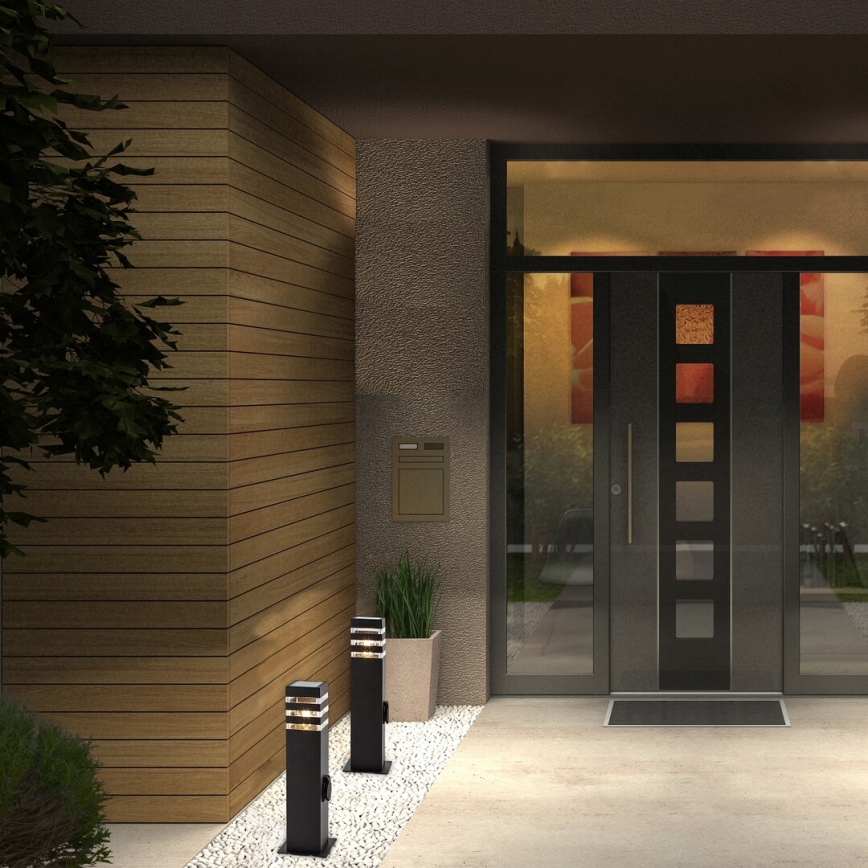 Rabalux - Lámpara de exterior con enchufe 1xE27/12W/230V IP44
