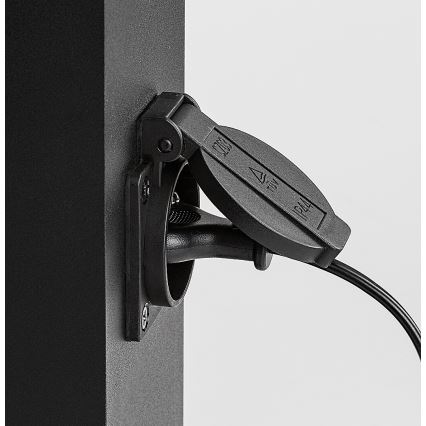 Rabalux - Lámpara de exterior con enchufe 1xE27/12W/230V IP44