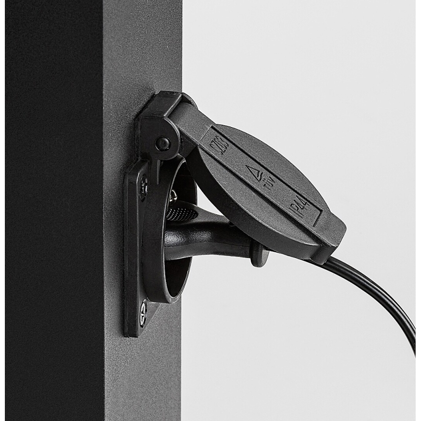 Rabalux - Lámpara de exterior con enchufe 1xE27/12W/230V IP44
