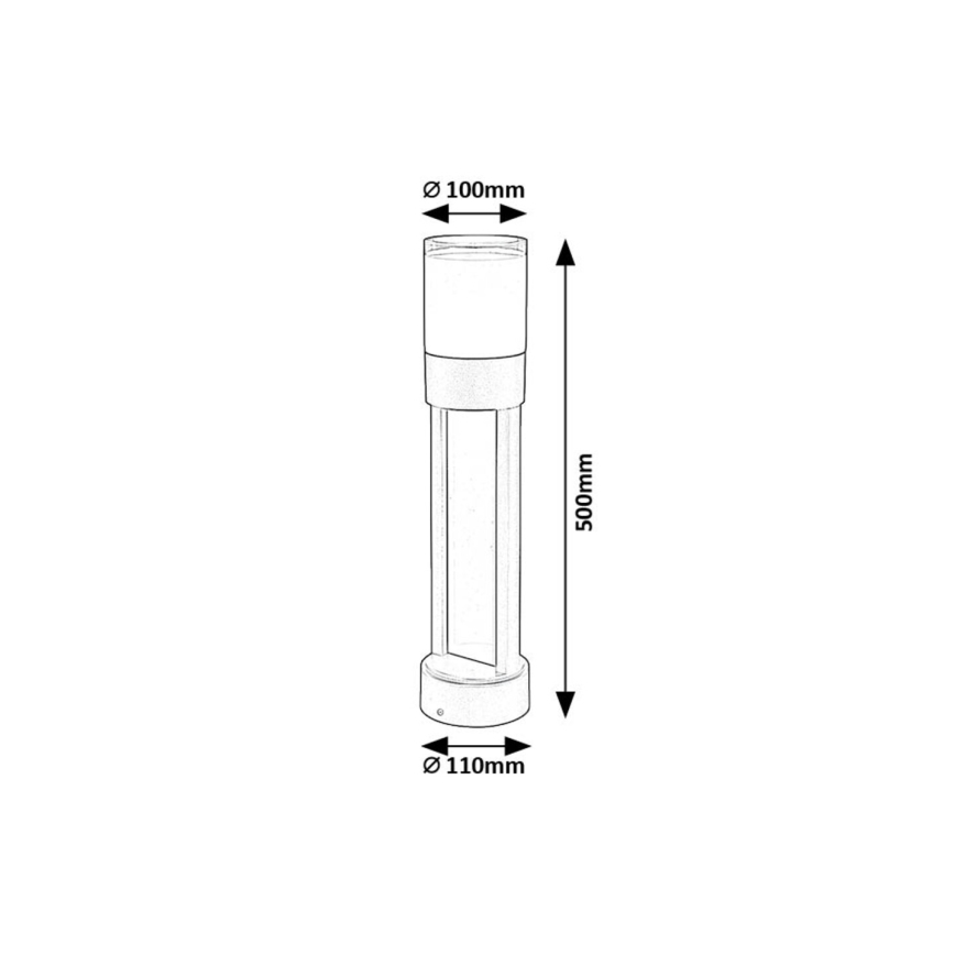 Rabalux - Lámpara LED de exterior LED/12W/230V IP44 50 cm