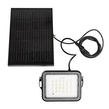 Rabalux 77141 - Proyector solar LED MELK LED/6,5W/3,2V 3000/4000/6500K 1000mAh IP65