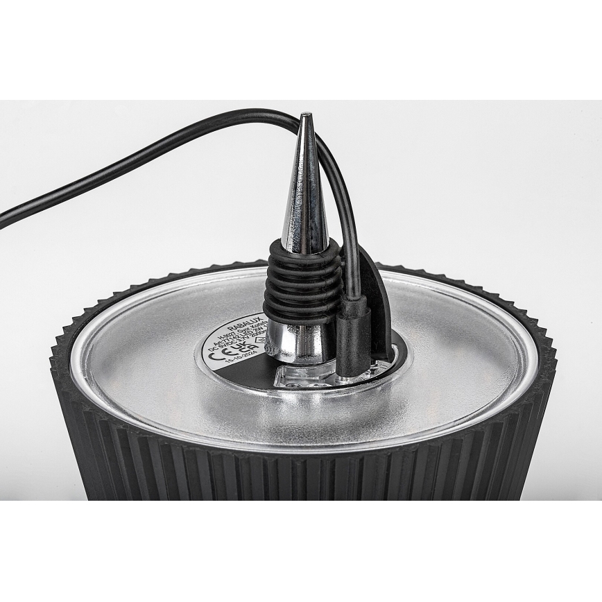 Rabalux - Pantalla de botella LED recargable y regulable LED/2W/5V IP44