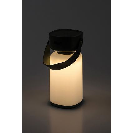 Rabalux 77144 - Lámpara de mesa LED táctil recargable y regulable para exteriores FUNES LED/3W/5V IP44 verde
