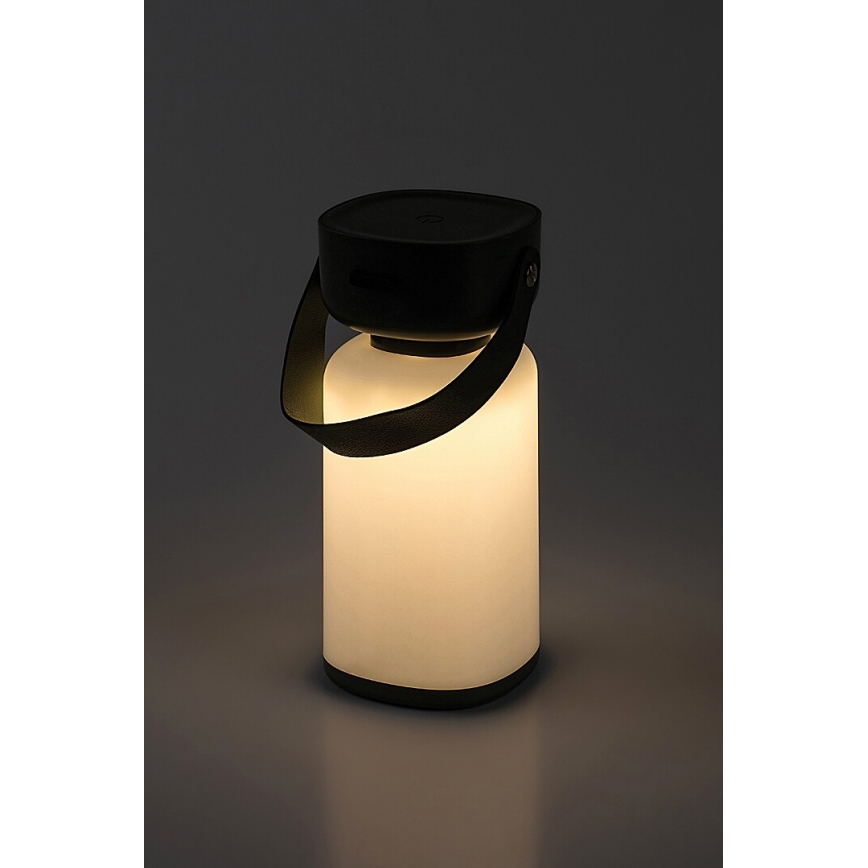 Rabalux 77144 - Lámpara de mesa LED táctil recargable y regulable para exteriores FUNES LED/3W/5V IP44 verde