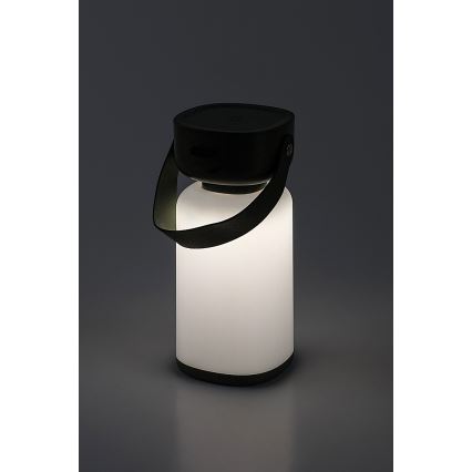 Rabalux 77144 - Lámpara de mesa LED táctil recargable y regulable para exteriores FUNES LED/3W/5V IP44 verde