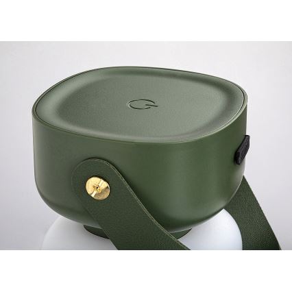 Rabalux 77144 - Lámpara de mesa LED táctil recargable y regulable para exteriores FUNES LED/3W/5V IP44 verde