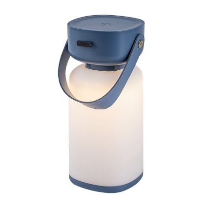 Rabalux - LED Lámpara de mesa táctil recargable y regulable para exteriores LED/3W/5V IP44 azul