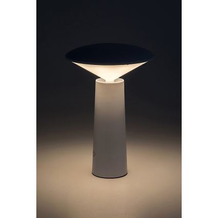 Rabalux - LED Lámpara de mesa táctil recargable y regulable POLPERRO LED/3W/3,7V 1200mAh blanco