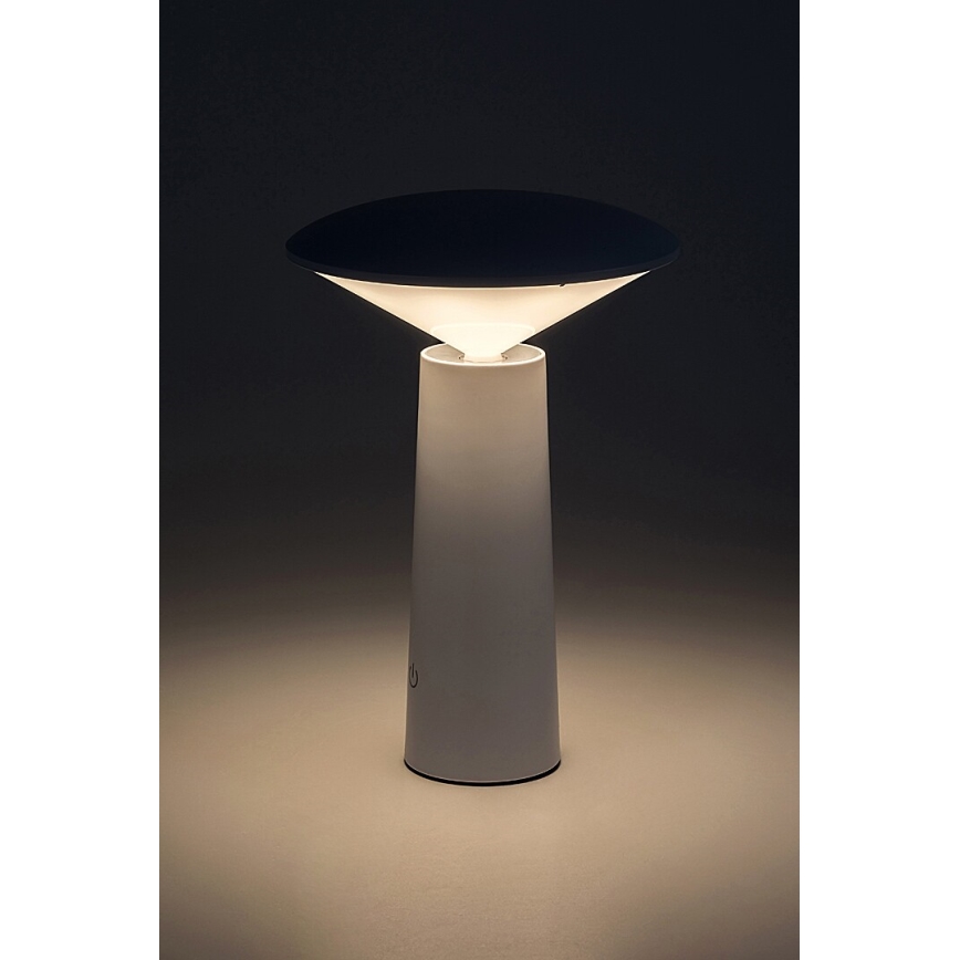 Rabalux - LED Lámpara de mesa táctil recargable y regulable POLPERRO LED/3W/3,7V 1200mAh blanco