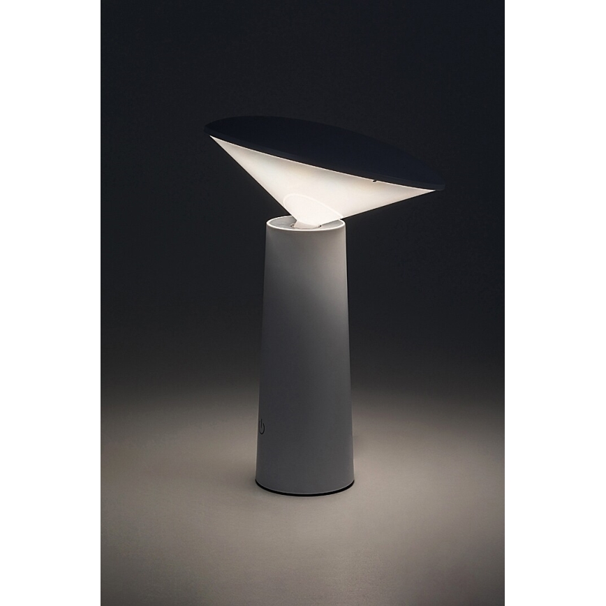 Rabalux - LED Lámpara de mesa táctil recargable y regulable POLPERRO LED/3W/3,7V 1200mAh blanco