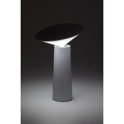Rabalux - LED Lámpara de mesa táctil recargable y regulable POLPERRO LED/3W/3,7V 1200mAh blanco