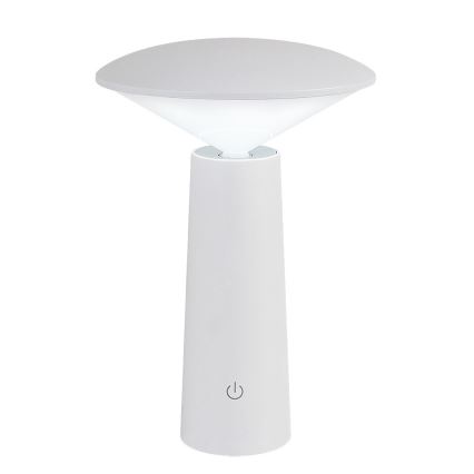 Rabalux - LED Lámpara de mesa táctil recargable y regulable POLPERRO LED/3W/3,7V 1200mAh blanco