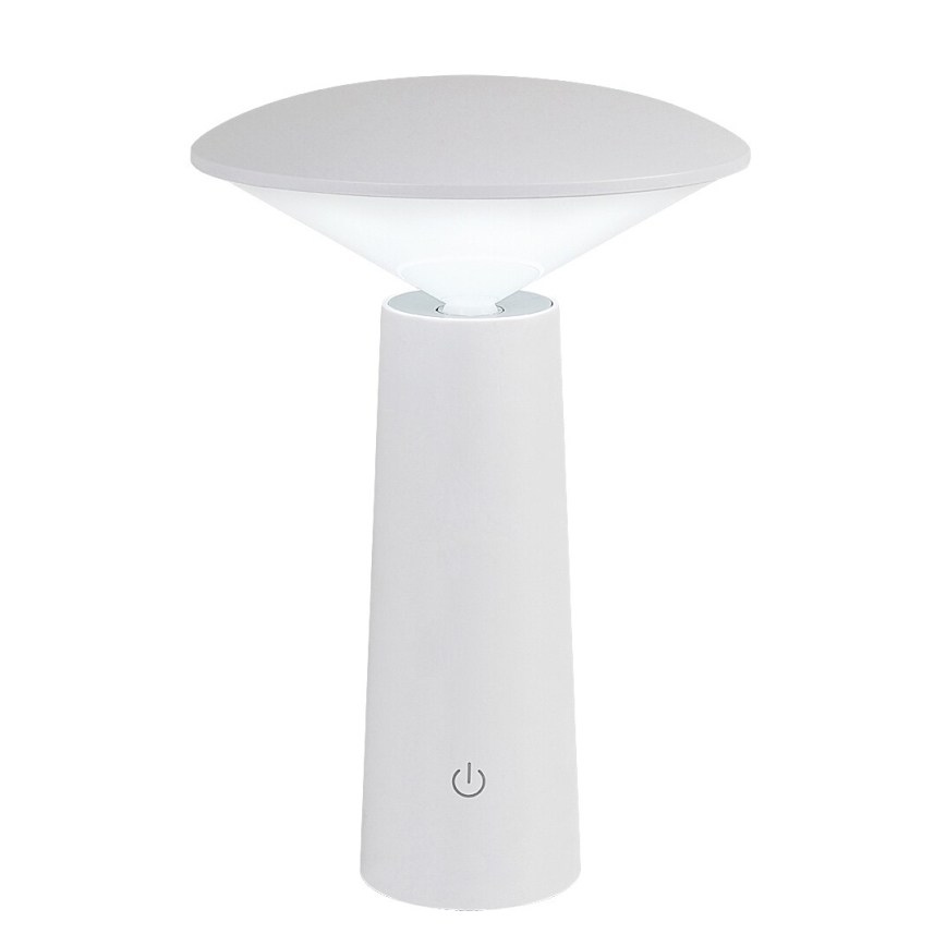 Rabalux - LED Lámpara de mesa táctil recargable y regulable POLPERRO LED/3W/3,7V 1200mAh blanco