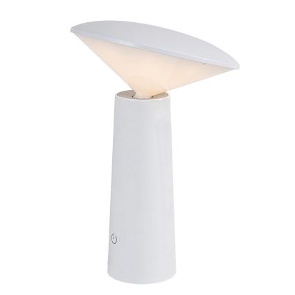 Rabalux - LED Lámpara de mesa táctil recargable y regulable POLPERRO LED/3W/3,7V 1200mAh blanco