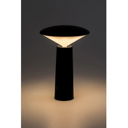 Rabalux - LED Lámpara de mesa táctil recargable y regulable POLPERRO LED/3W/3,7V 1200mAh negro