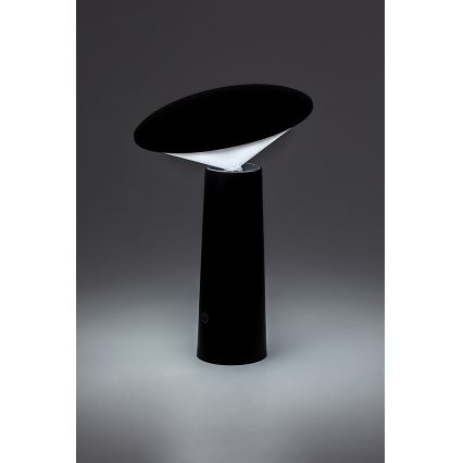 Rabalux - LED Lámpara de mesa táctil recargable y regulable POLPERRO LED/3W/3,7V 1200mAh negro