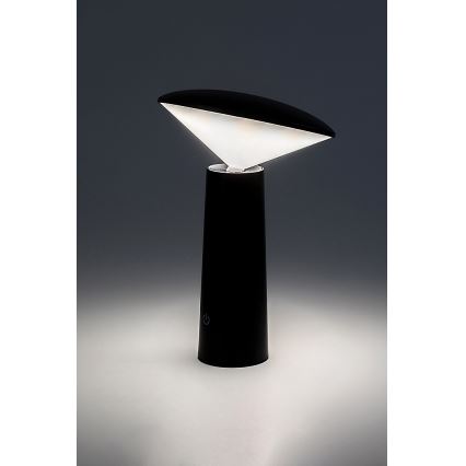 Rabalux - LED Lámpara de mesa táctil recargable y regulable POLPERRO LED/3W/3,7V 1200mAh negro