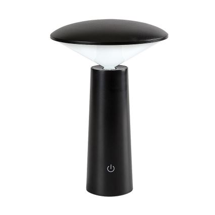 Rabalux - LED Lámpara de mesa táctil recargable y regulable POLPERRO LED/3W/3,7V 1200mAh negro