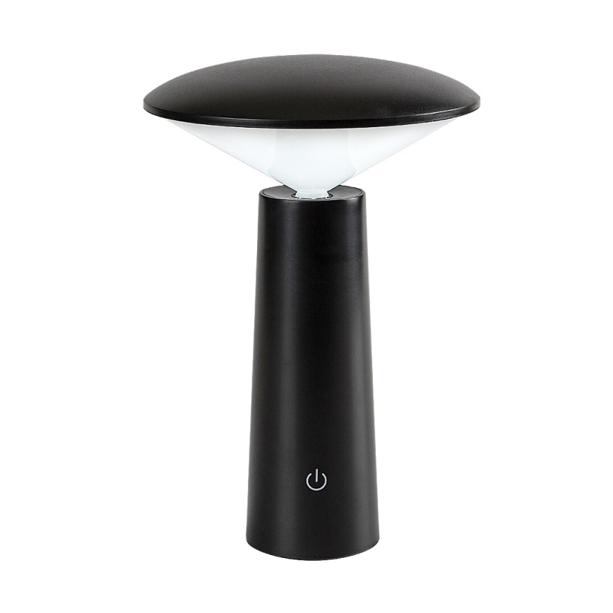 Rabalux - LED Lámpara de mesa táctil recargable y regulable POLPERRO LED/3W/3,7V 1200mAh negro
