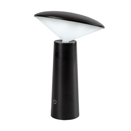 Rabalux - LED Lámpara de mesa táctil recargable y regulable POLPERRO LED/3W/3,7V 1200mAh negro