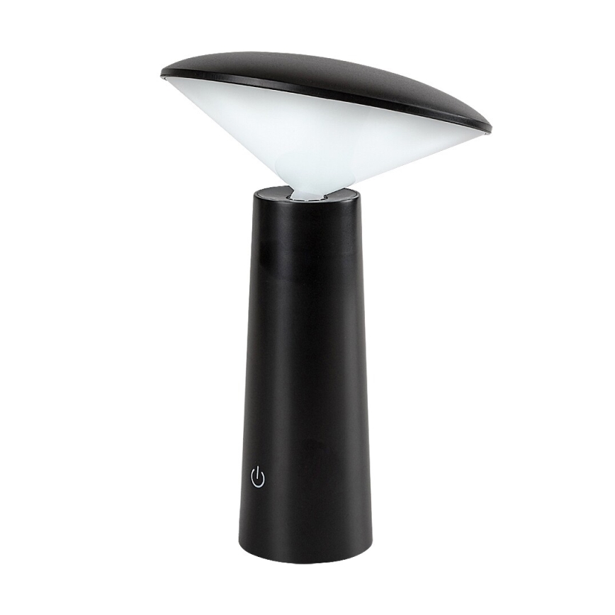 Rabalux - LED Lámpara de mesa táctil recargable y regulable POLPERRO LED/3W/3,7V 1200mAh negro