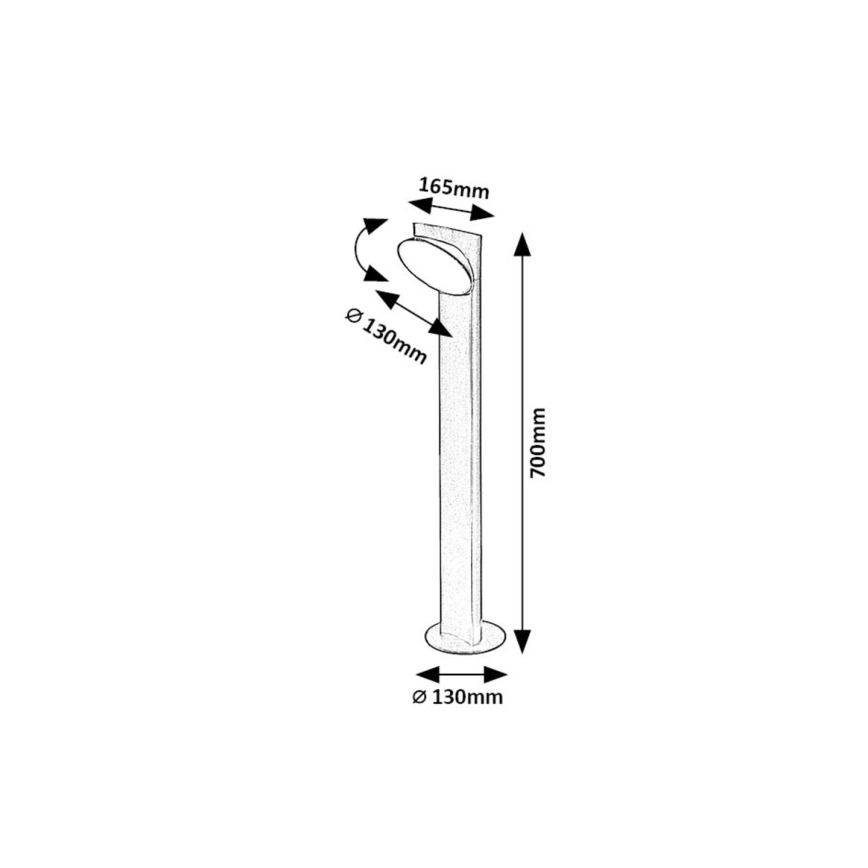 Rabalux - Lámpara LED de exterior LED/12W/230V IP54