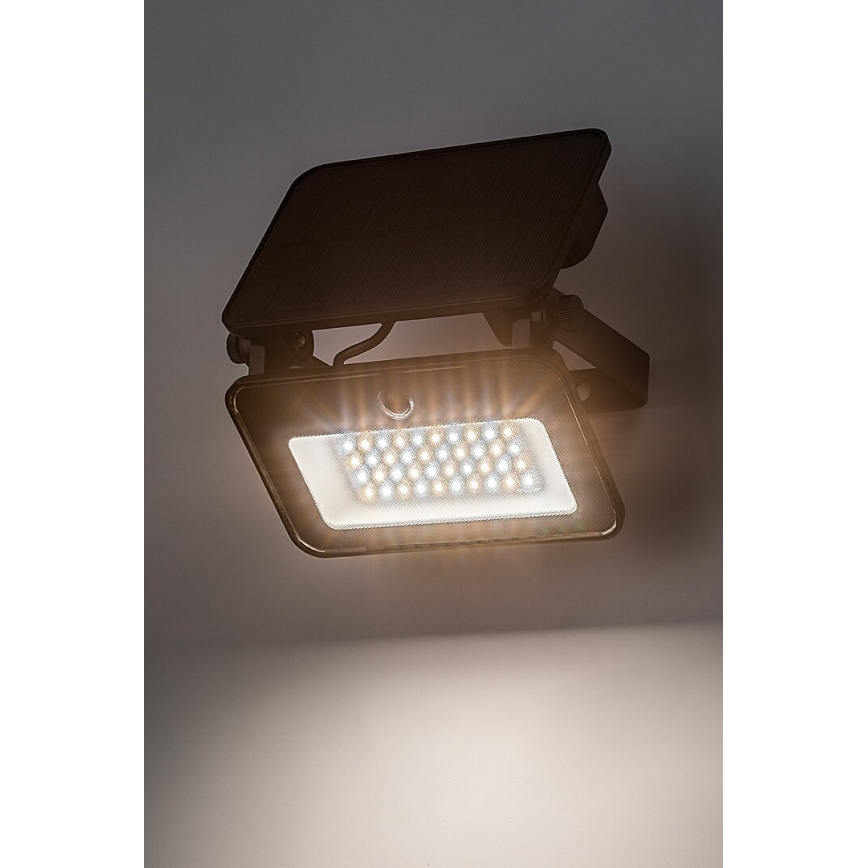 Rabalux - Proyector solar LED con sensor LED/6W/3,7V 3000/4000/6500K IP65