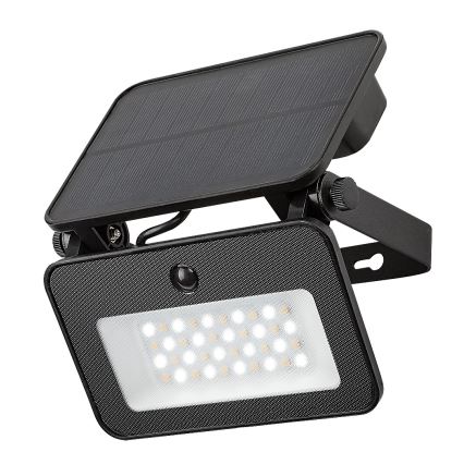 Rabalux - Proyector solar LED con sensor LED/6W/3,7V 3000/4000/6500K IP65