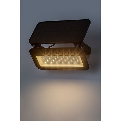 Rabalux - Proyector solar LED con sensor LED/8W/3,7V 3000/4000/6500K IP65
