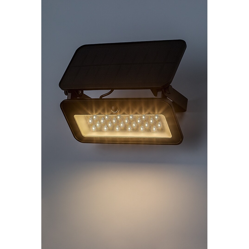 Rabalux - Proyector solar LED con sensor LED/8W/3,7V 3000/4000/6500K IP65
