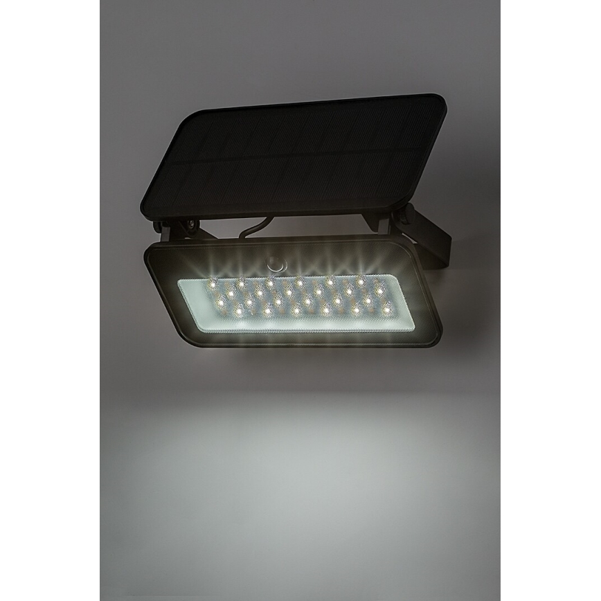 Rabalux - Proyector solar LED con sensor LED/8W/3,7V 3000/4000/6500K IP65