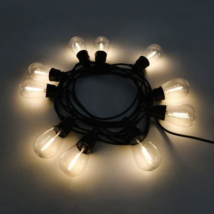Rabalux - Cadena solar LED LED/3,6W/3,7V 6,5 m 1200mAh IP44