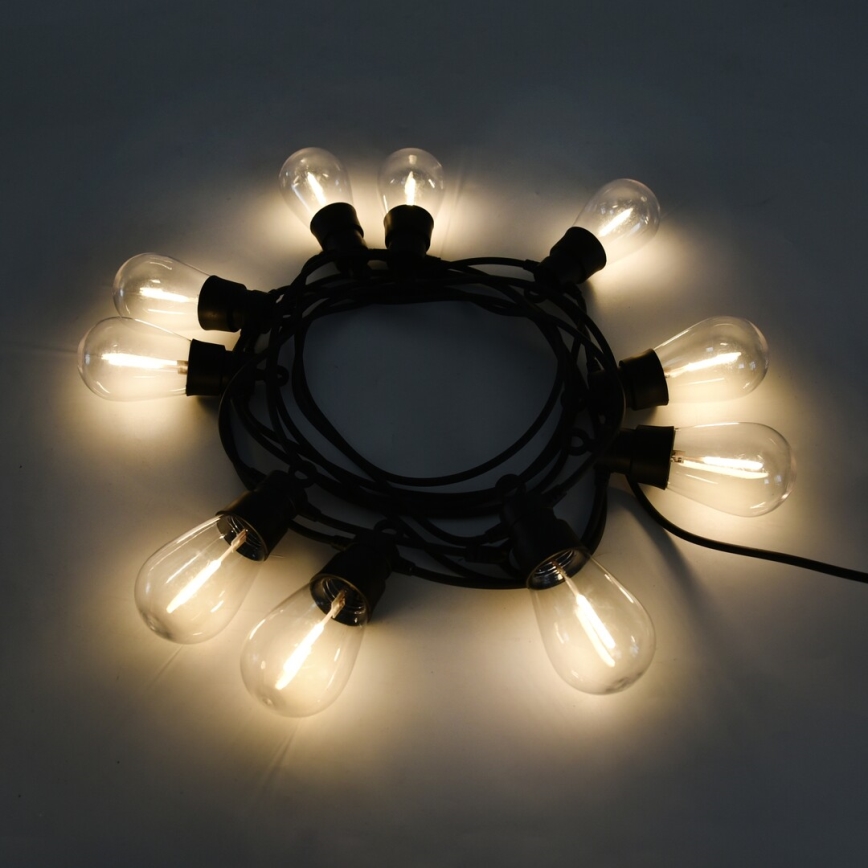 Rabalux - Cadena solar LED LED/3,6W/3,7V 6,5 m 1200mAh IP44