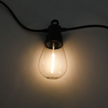 Rabalux - Cadena solar LED LED/3,6W/3,7V 6,5 m 1200mAh IP44