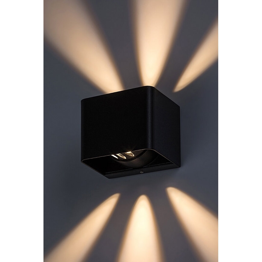 Rabalux - Aplique LED para exterior LED/10W/230V IP54 negro