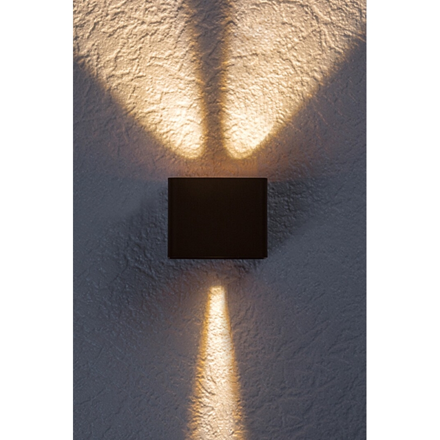 Rabalux - Aplique LED para exterior LED/10W/230V IP54 marrón