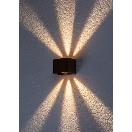 Rabalux - Aplique LED para exterior LED/10W/230V IP54 marrón