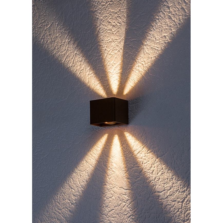 Rabalux - Aplique LED para exterior LED/10W/230V IP54 marrón