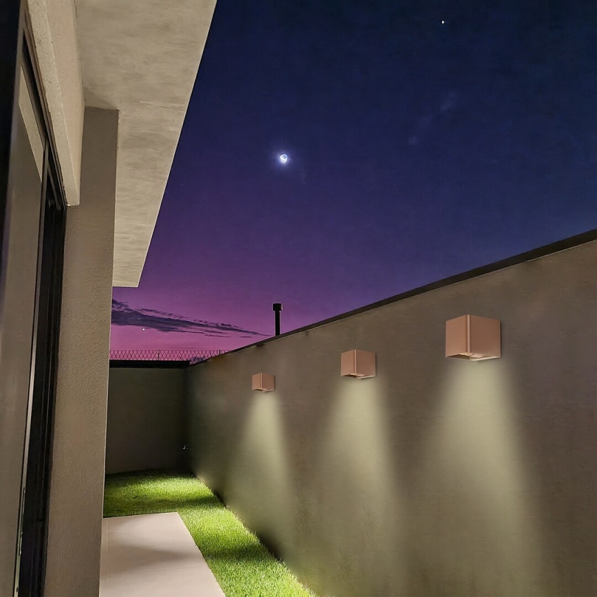 Rabalux - Aplique LED para exterior LED/10W/230V IP54 marrón
