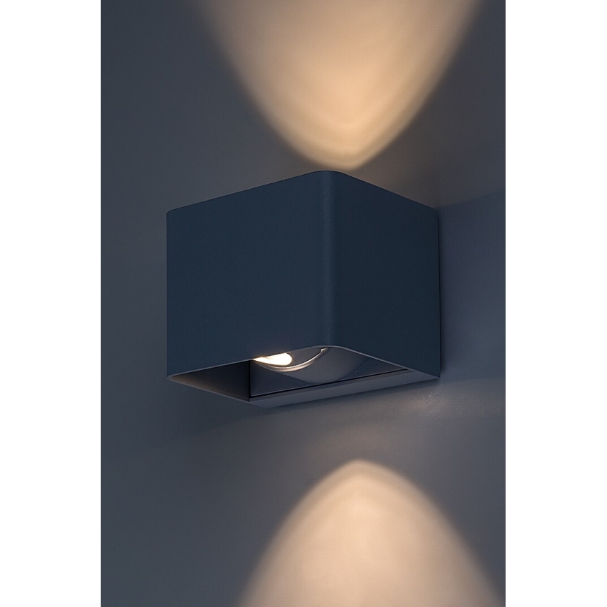 Rabalux - Aplique LED para exterior LED/10W/230V IP54 gris