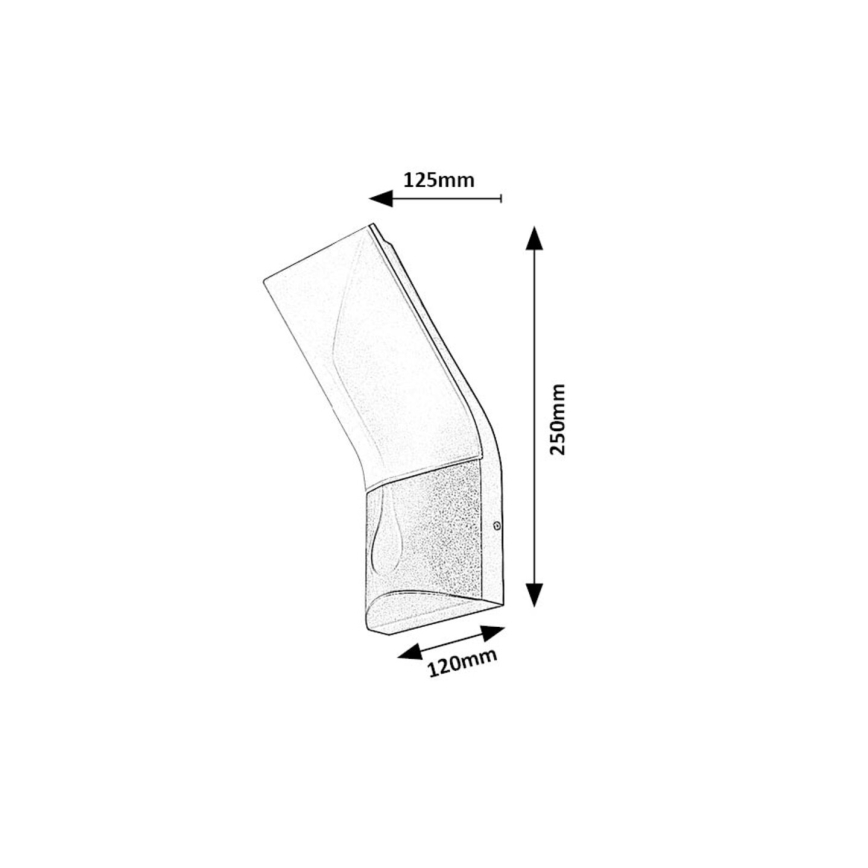Rabalux - Aplique LED para exterior LED/10W/230V IP54